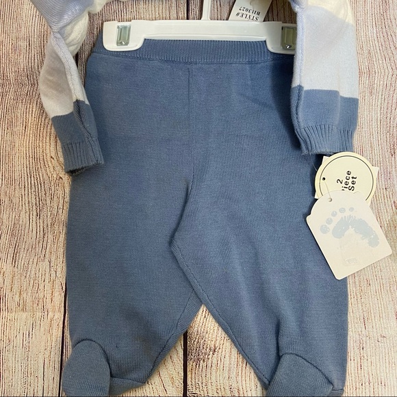 3 Piece Baby Inc Blue & Green Set - 3 month - Picture 3 of 7